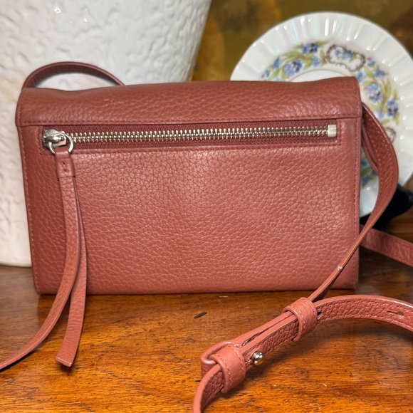 Allsaints Authentic Pebbled Leather Fetch Crossbody Purse - Picture 3 of 13